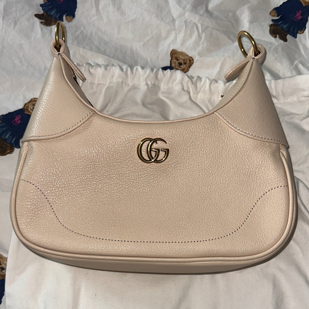 Gucci Beige /Cream Leather Bag aphrodite - Picture 2 of 10